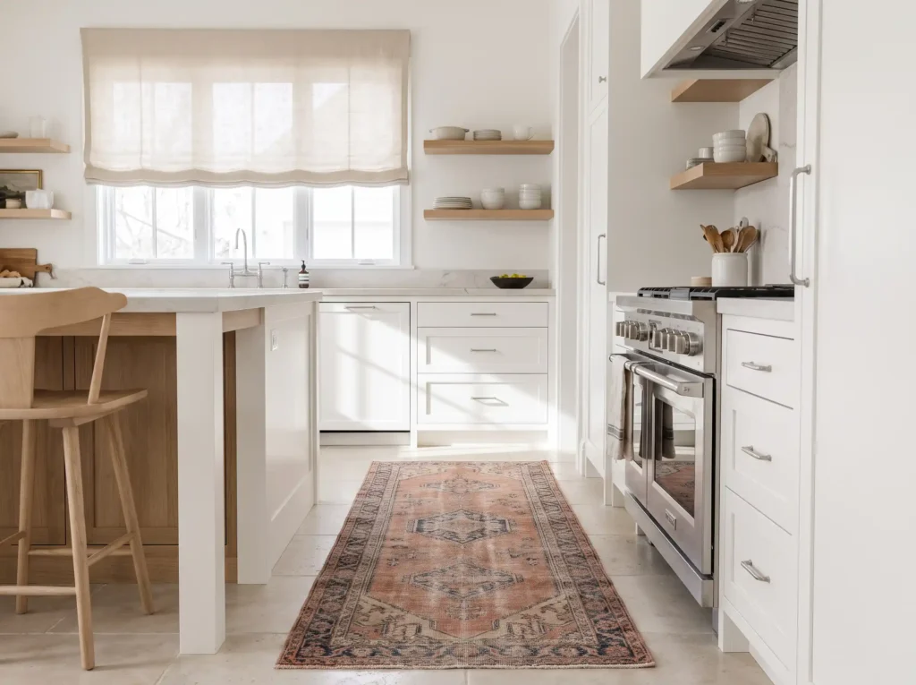 Kitchen runner and window textile K