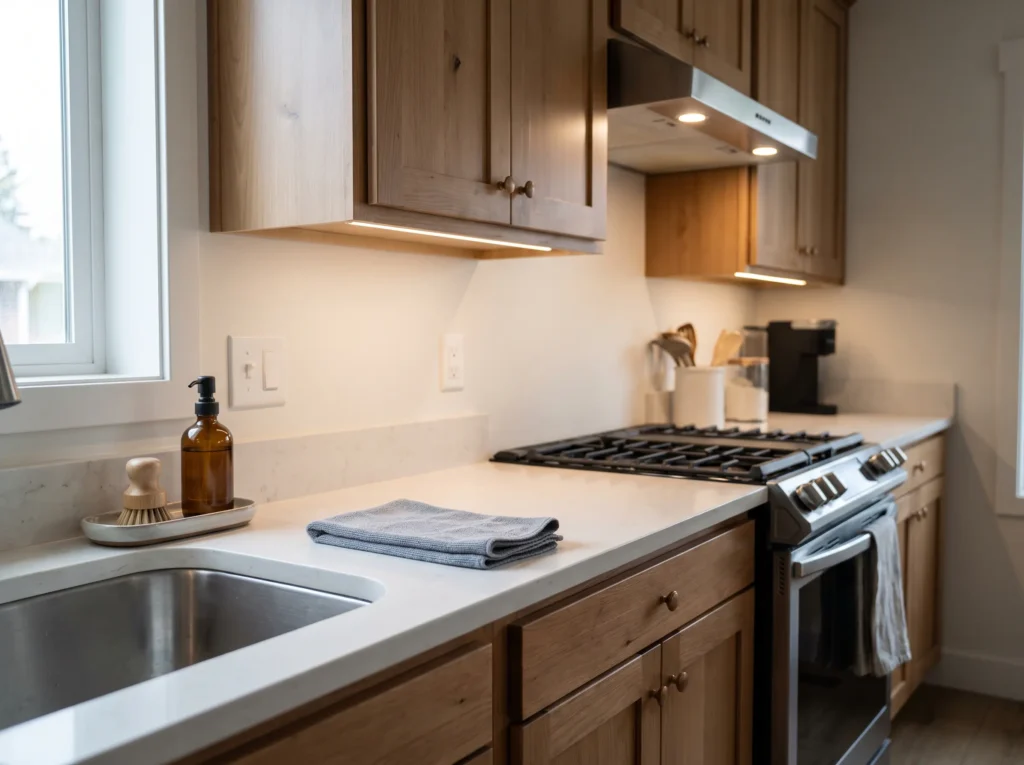 Natural wood kitchen cabinetry m… K