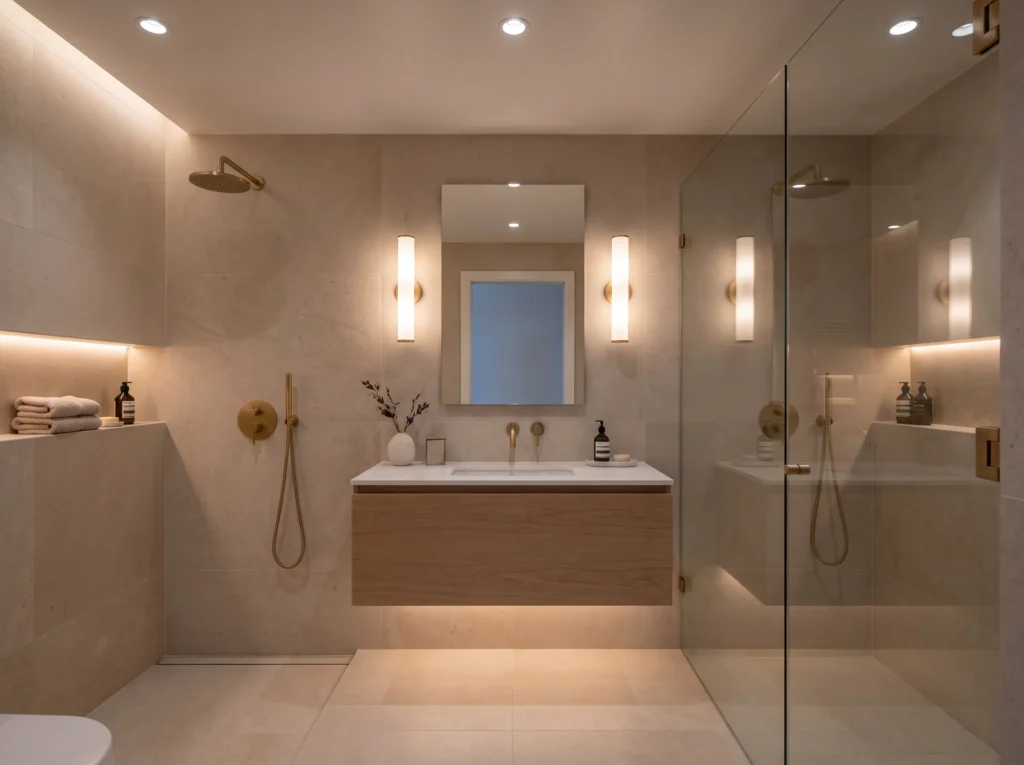 Bathroom lighting layers archite… K