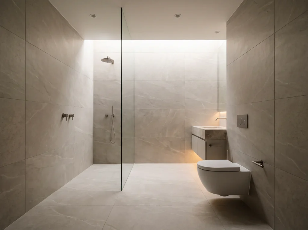 Compact bathroom interior design K