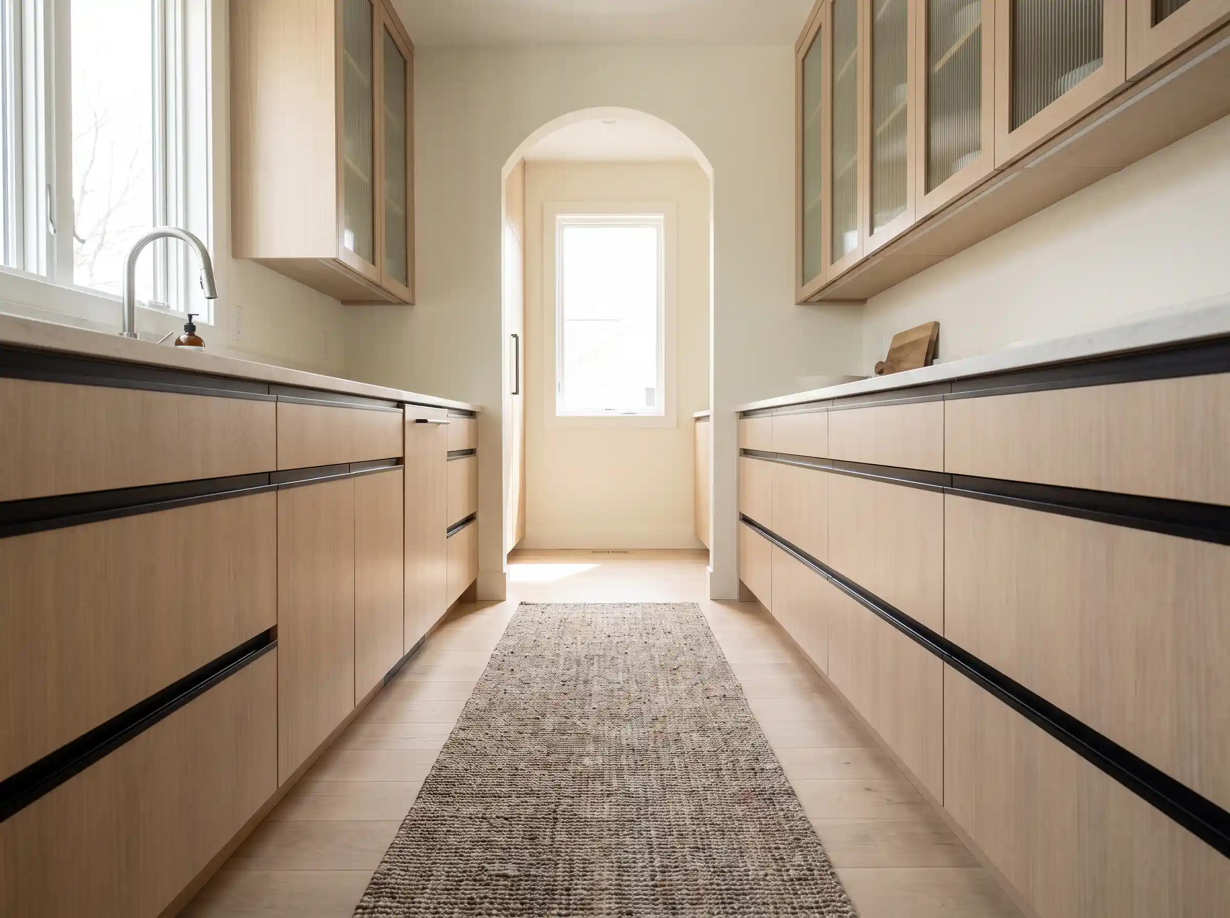 Galley kitchen interior design K