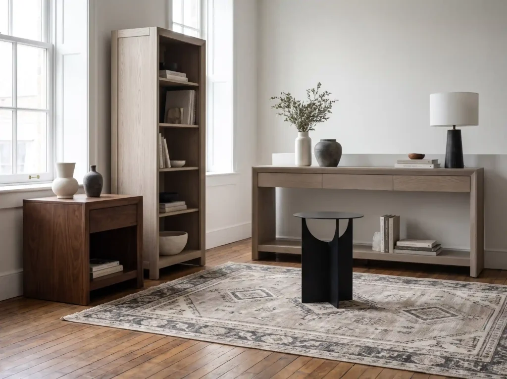 Wooden furniture contrasting liv… K